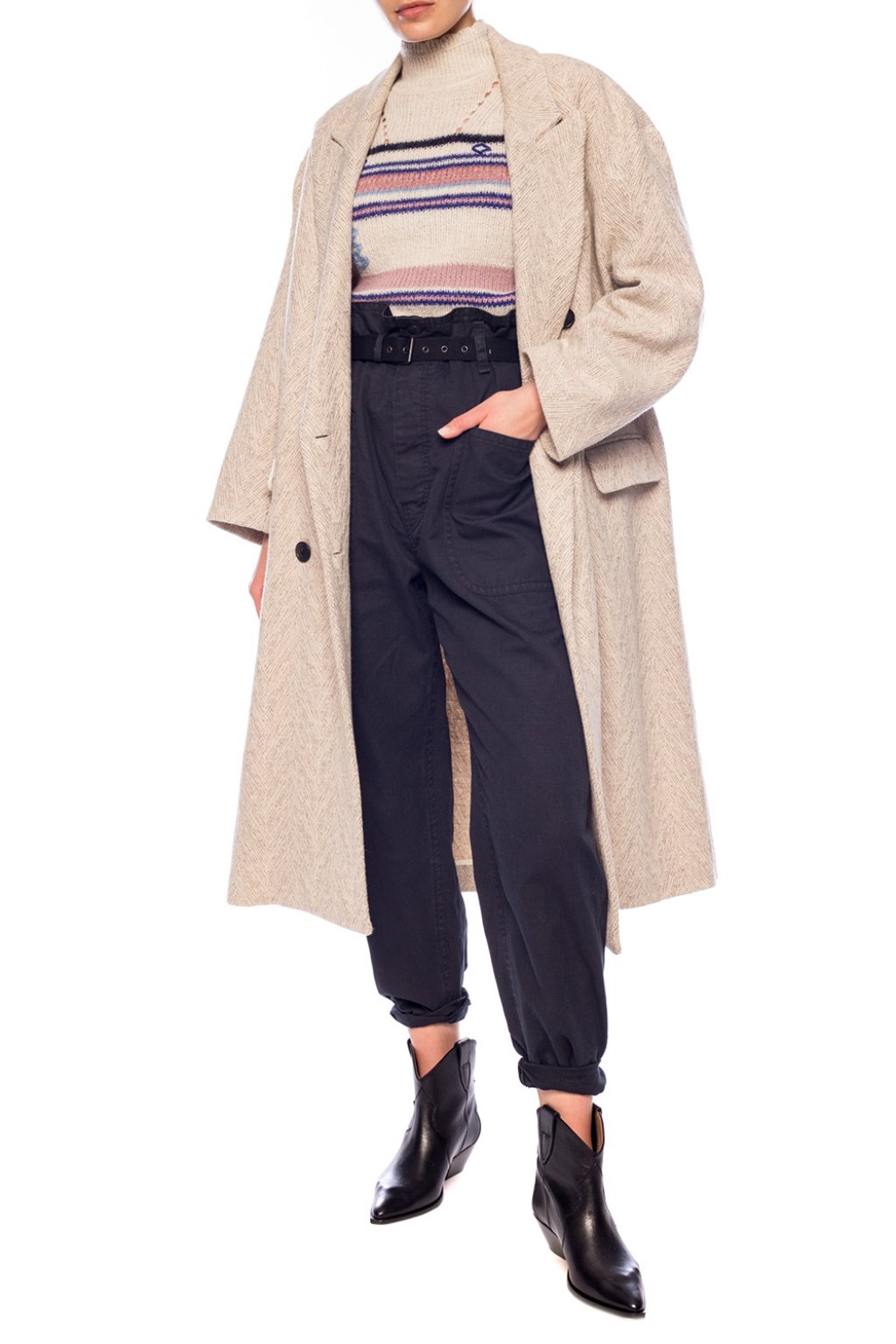 【送料&関税込】Marant Atoile Double-breasted Coat Double Take | Isabel Marant Etoile Wool Peacoat $149.90 CAD